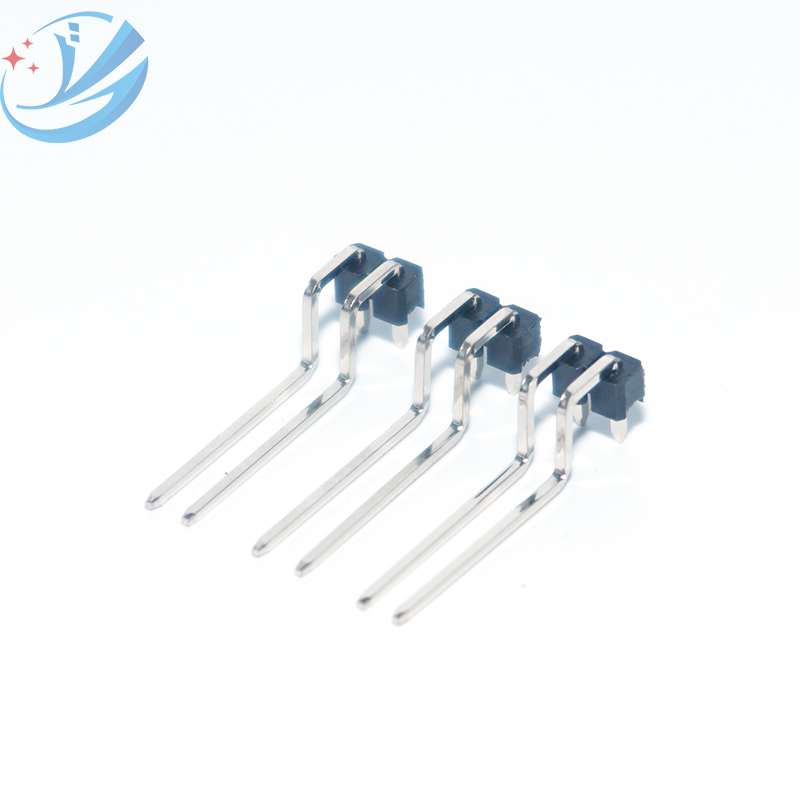 2-poliger Stiftleistenstecker mit 2,54 mm Rastermaß