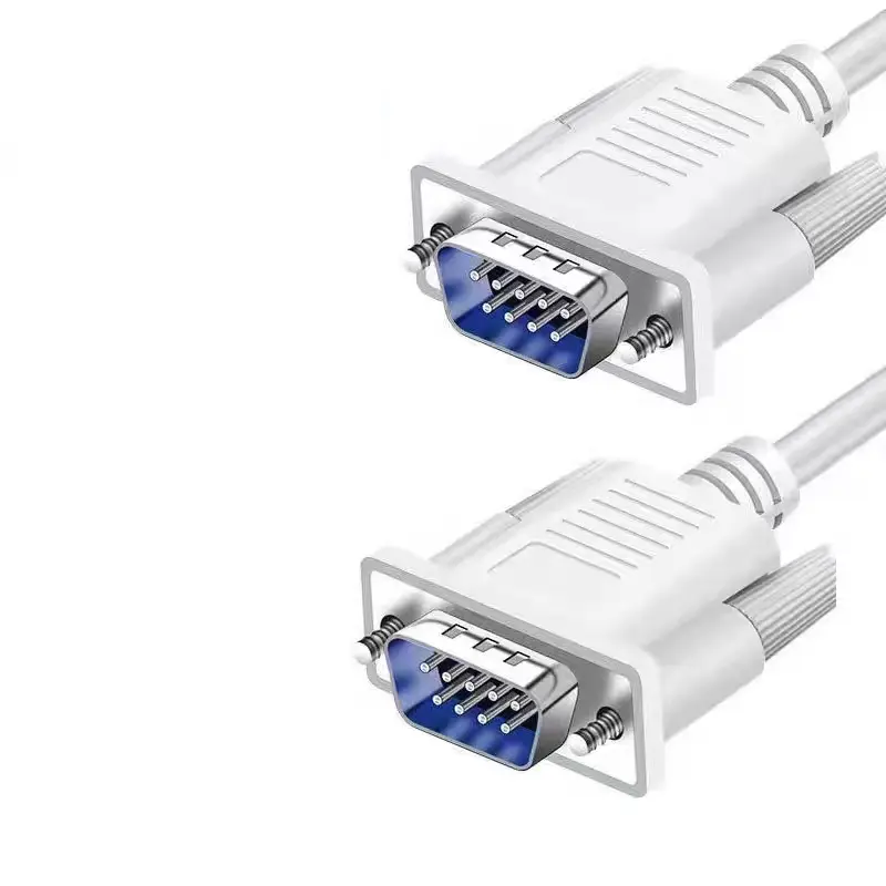 Wie bleibt man auf der segmentierten Schiene standhaft? Durchbruchspfad für abgeschirmten DB9-Kabelbaum (Stecker auf Stecker).
